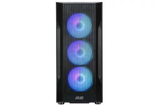 Корпус 2E GAMING Splendor G4301 без БЖ 2xUSB3.0, 1xUSBType-C, 4x120мм ARGB, VGA 415мм, LCS ready, контролер з пультом, TG Side Panel, EATX, чорний