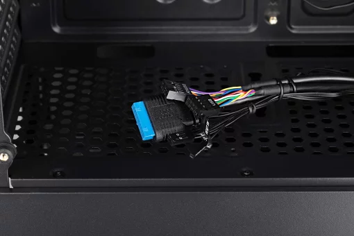 Корпус 2E GAMING Calleo GB700 без БЖ 2xUSB3.0, 1xUSB2.0, 4x120мм ARGB, VGA 320мм, LCS ready, контролер з пультом, TG Side Window, mATX, чорний