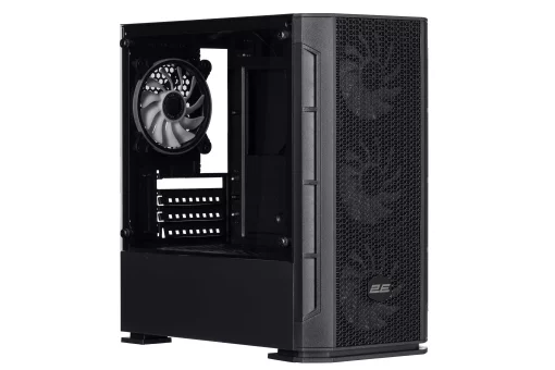 Корпус 2E GAMING Calleo GB700 без БЖ 2xUSB3.0, 1xUSB2.0, 4x120мм ARGB, VGA 320мм, LCS ready, контролер з пультом, TG Side Window, mATX, чорний