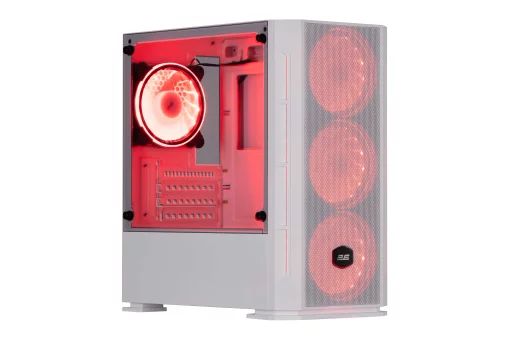 Корпус 2E GAMING Calleo GB700W без БЖ, 2xUSB3.0, 1xUSB2.0, 4x120мм ARGB, VGA 320мм, LCS ready, контролер з пультом, TG Side Window, mATX, білий