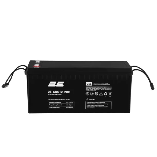 Акумуляторна батарея 2E GDC, 12В, 200А•год, GEL