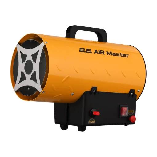 Теплова гармата газова 2E PowerHeat G15, 15кВт, 150м2, 420м3/год, IPX4, жовтий, 3.8кг