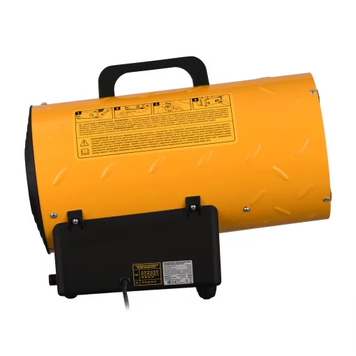 Теплова гармата газова 2E PowerHeat G15, 15кВт, 150м2, 420м3/год, IPX4, жовтий, 3.8кг