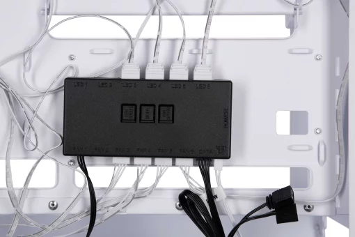 Корпус 2E GAMING Fantom GK701W без БЖ 2xUSB3.0, 1xUSBType-C, 4x120мм ARGB, VGA 400мм, LCS ready, контролер з пультом, TG Side/Front Panel, mATX, білий