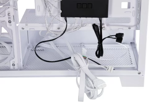 Корпус 2E GAMING Fantom GK701W без БЖ 2xUSB3.0, 1xUSBType-C, 4x120мм ARGB, VGA 400мм, LCS ready, контролер з пультом, TG Side/Front Panel, mATX, білий