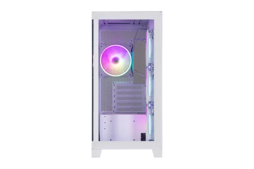 Корпус 2E GAMING Fantom GK701W без БЖ 2xUSB3.0, 1xUSBType-C, 4x120мм ARGB, VGA 400мм, LCS ready, контролер з пультом, TG Side/Front Panel, mATX, білий