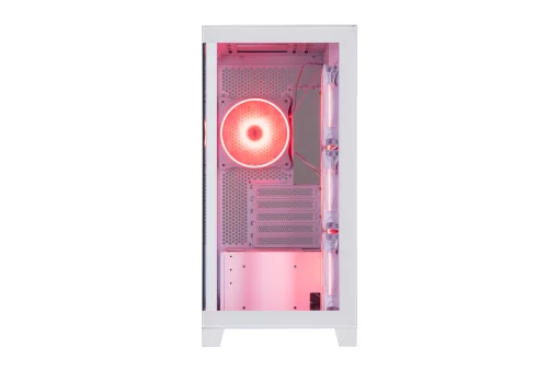 Корпус 2E GAMING Fantom GK701W без БЖ 2xUSB3.0, 1xUSBType-C, 4x120мм ARGB, VGA 400мм, LCS ready, контролер з пультом, TG Side/Front Panel, mATX, білий