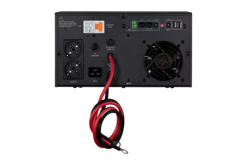 Інвертор 2E HI1600, 1600W, 24V - 230V, LCD, AVR, 2xSchuko + DC output