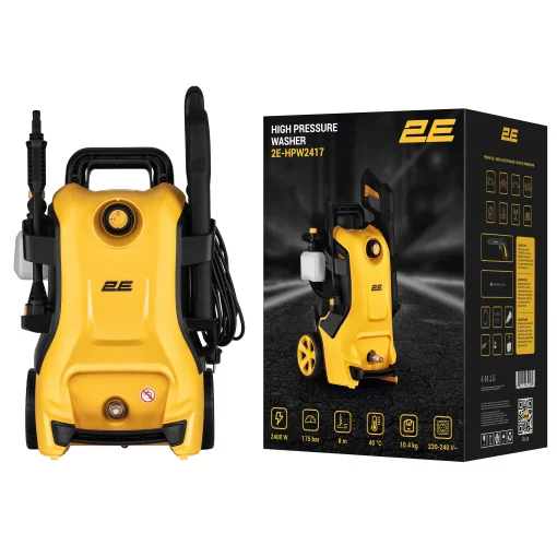 Мінімийка високого тиску 2E AquaClean 175 2400Вт 175бар 500л/год шланг 10м 10.35кг