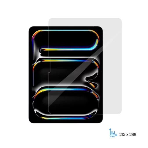 Захисне скло 2E для iPad Pro 13" (2024), 2.5D, прозорий