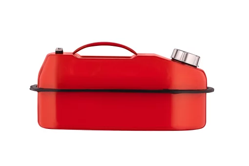 Каністра 2E паливна горизонтальна 10л метал 0.6мм, 1.8кг, червоний