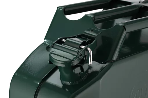 Каністра 2E паливна вертикальна 20л метал 0.8мм, 3.6кг, зелений