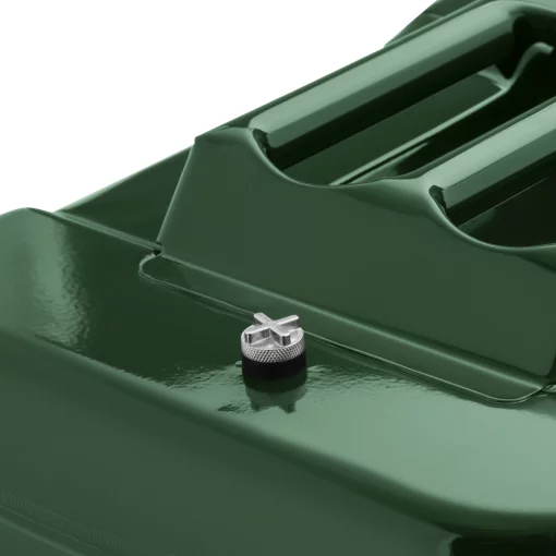 Каністра 2E паливна вертикальна 30л метал 0.8мм, 3.3кг, зелений