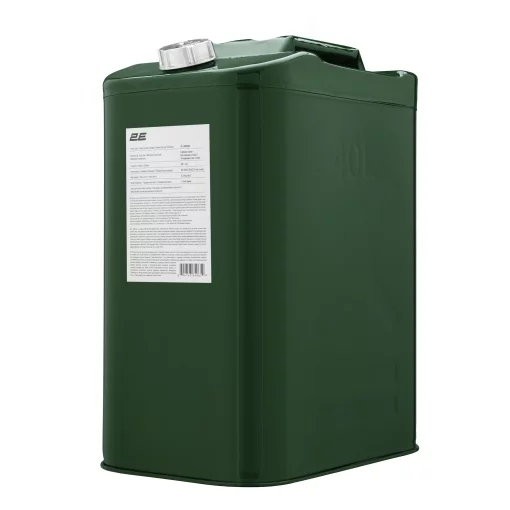 Каністра 2E паливна вертикальна 40л метал 1мм, 5.2кг, зелений