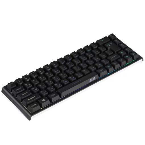 Клавіатура мембранна 2E GAMING KG360 68key, USB-A/WL, EN/UA/RU, RGB, чорний