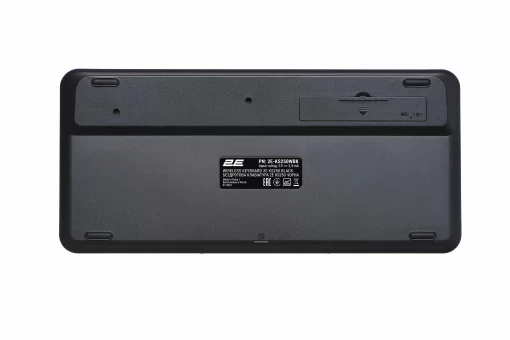Клавіатура мембранна 2E KS250 84key, WL/BT, EN/UK, чорно-сірий