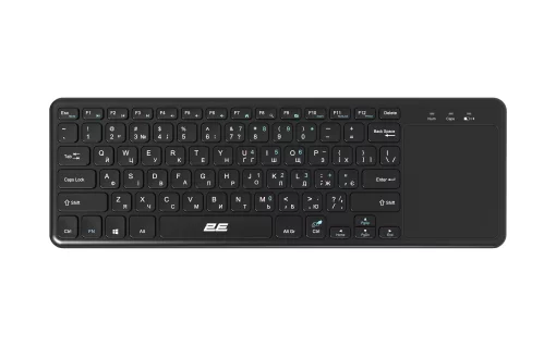 Клавіатура ножнична 2E KT100 78key, WL, EN/UK, чорний