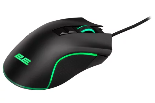 Миша 2E GAMING MG340, RGB, USB-A, чорний