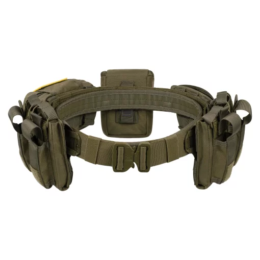 Пасок тактичний 2Е, з 5-ма підсумками, зелений