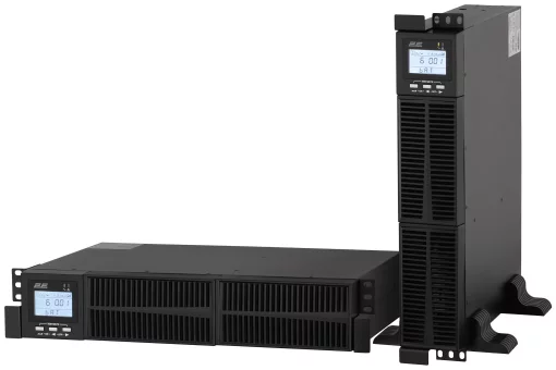 Джерело безперебійного живлення 2E OD1000RT, 1000VA/900W, RT2U, LCD, USB, 2xSchuko