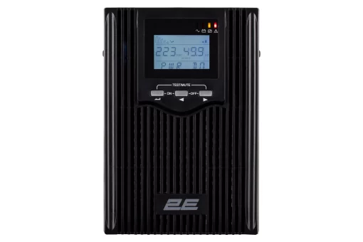 Джерело безперебійного живлення 2E PS2000L, 2000VA/1600W, на зовнішні АКБ 4*12В, USB, 2xSchuko+1xC13