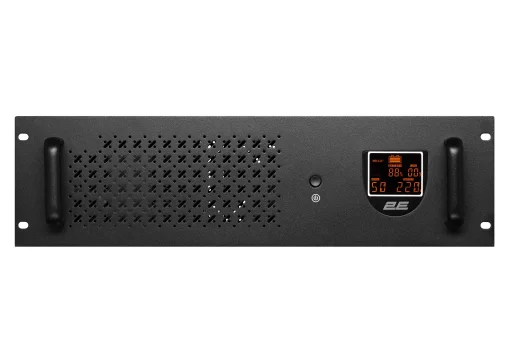 Джерело безперебійного живлення 2E RE1200, 1200VA/720W, RM 3U, LCD, USB, 2xSchuko