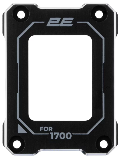 Контактна рамка для процесора 2E GAMING Air Cool SCPB-LGA1700, Aluminum, чорний