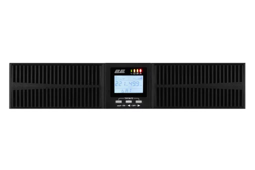Джерело безперебійного живлення 2E SD10000RTL, 10kVA/10kW, RT2U, LCD, USB, на зовнішні АКБ, Terminal in&out