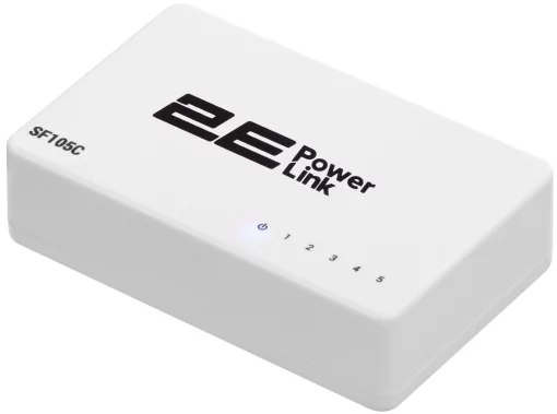 Комутатор 2E PowerLink SF105C, 5xFE, Некерований
