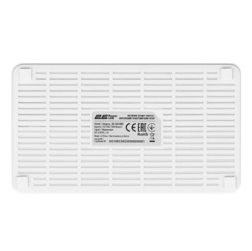 Комутатор 2E PowerLink SG108C, 8xGE, Некерований