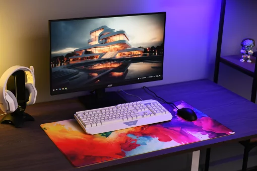 Ігрова поверхня 2E GAMING PRO Speed D01, XL (800x450x3мм), багатокольоровий