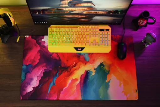 Ігрова поверхня 2E GAMING PRO Speed D01, XL (800x450x3мм), багатокольоровий