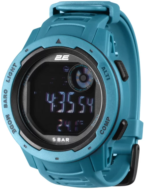 Тактичний годинник 2E Delta X Blue з компасом та крокоміром