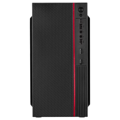 Корпус 2E TeamX TMX03 з БЖ 2E ATX500W, 2xUSB3.0, 1x80мм, VGA 220мм, mATX, чорний