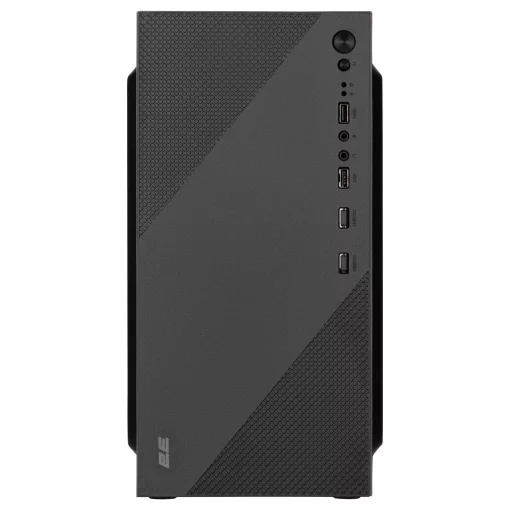 Корпус 2E TeamX TMX04 з БЖ 2E ATX500W, 2xUSB3.0, 1x80мм, VGA 220мм, mATX, чорний