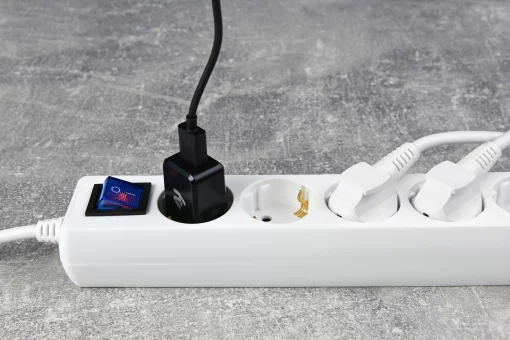 Подовжувач мережевий 2E 5хТип F, 3х1мм кв, 10A, 3м, білий