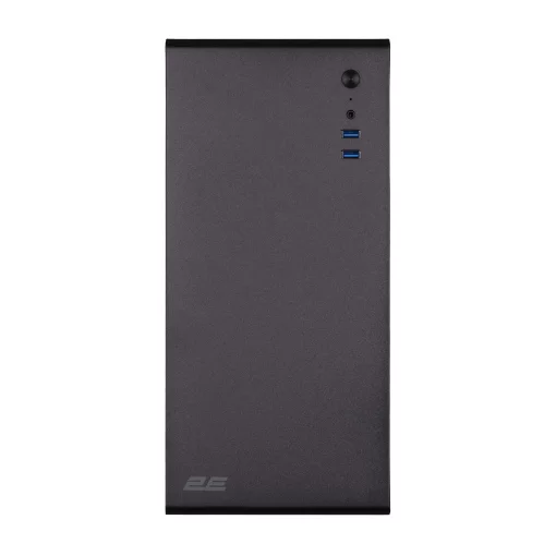 Корпус 2E Credo V200B без БЖ, 2xUSB3.0, 1x80мм, VGA 250мм, mATX, чорний
