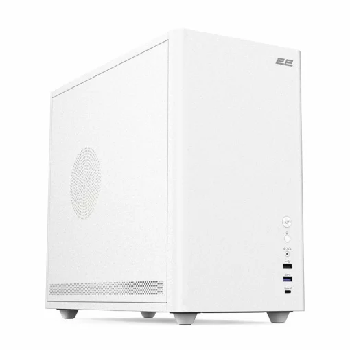 Корпус 2E Credo Metal V350W без БЖ, 1xUSB3.0, 1х USB 2.0, 1xUSB Type-C, 3x120мм ARGB, VGA 350мм, LCS ready, контролер з пультом, mATX, білий