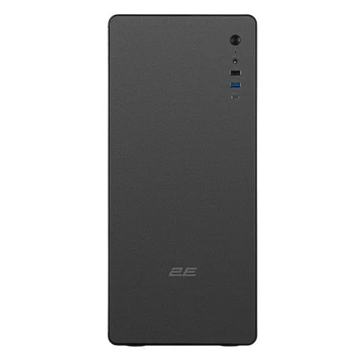 Корпус 2E Credo V500B-400 з БЖ 2E ATX400, 1xUSB3.0, 1х USB 2.0, 1xUSB Type-C, 1x120мм, VGA 310мм, ATX, чорний