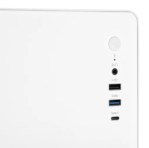 Корпус 2E Credo V500W без БЖ, 1xUSB3.0, 1х USB 2.0, 1xUSB Type-C, 1x120мм, VGA 310мм, ATX, білий