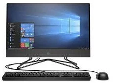 Комп'ютер персональний моноблок HP 200-G4 21.5" FHD IPS, Intel i5-10210U, 8GB, F256GB, ODD, UMA, WiFi, кл+м, DOS, чорний