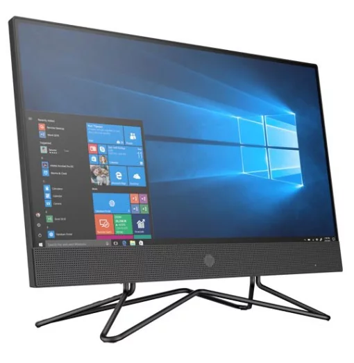 Комп'ютер персональний моноблок HP 200-G4 21.5" FHD IPS, Intel i5-10210U, 8GB, F256GB, ODD, UMA, WiFi, кл+м, DOS, чорний