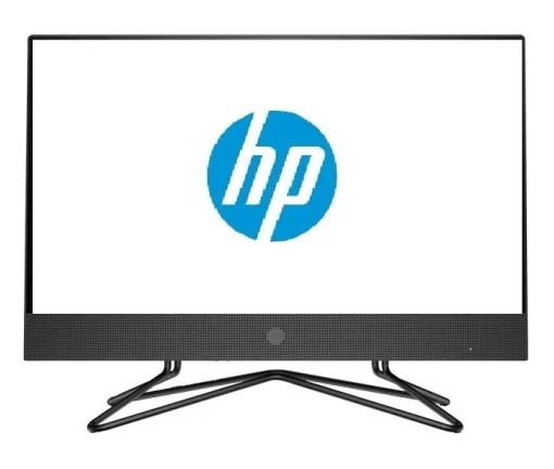Комп'ютер персональний моноблок HP 200-G4 21.5" FHD IPS, Intel i5-10210U, 8GB, F256GB, ODD, UMA, WiFi, кл+м, DOS, чорний