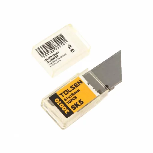 Лезо трапецієподібне Tolsen Профі, 19х0.58мм, сталь, 10шт