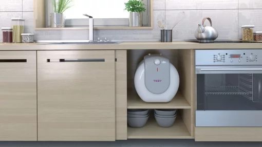 Водонагрівач електр. TESY Bilight Compact 15U GCU 1520 L52 RC, 15л, 2кВт, монтаж під мийкою, мех. кер-ння, B, білий