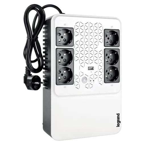 Джерело безперебійного живлення Legrand Keor Multiplug, 800VA/480W, USB, 6хSchuko, USB