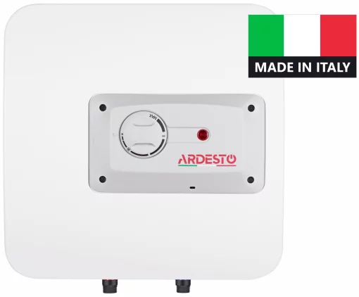 Водонагрівач електр. ARDESTO компакт, 10л, 1,2кВт, монтаж над мийкою, мех. кер-ння, A, Італія, білий