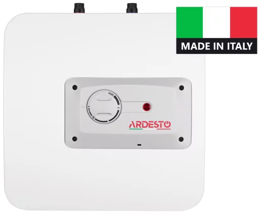 Водонагрівач електр. ARDESTO компакт, 10л, 1,2кВт, монтаж під мийкою, мех. кер-ння, B, Італія, білий