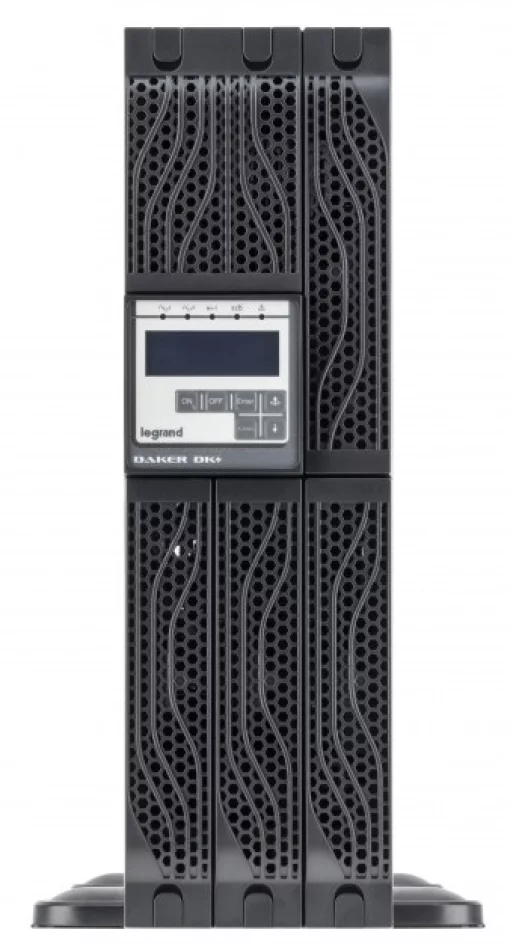 Джерело безперебійного живлення Legrand Daker DK Plus, 10000VA/10000W, RT3U, LCD, RS232, USB, EPO, без батарей, 1ф/1ф, Terminal