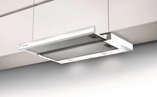 Витяжка Faber телескоп, 50см, 701м.куб/год, Flexa Ng Hip W A50, білий